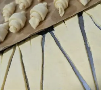 Façonnage des croissants