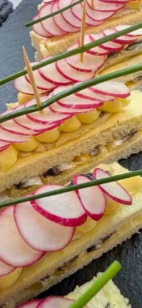 Mille-feuille aux radis