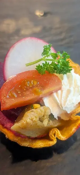 Tartelette tomate et radis