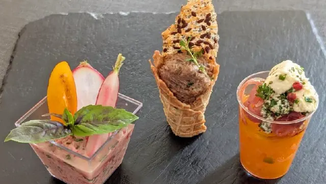 Trio de bouchées froides