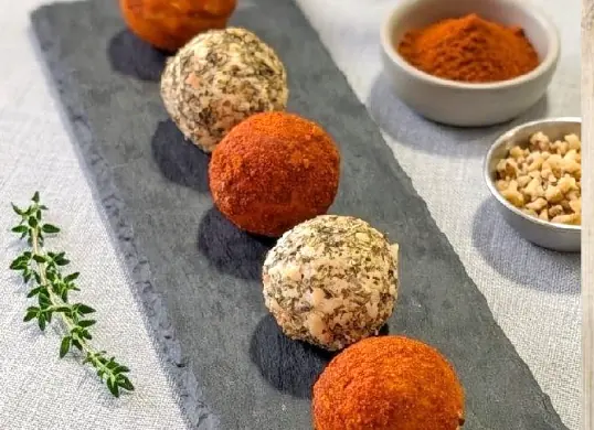Truffes de fromage aux épices