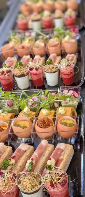 Verrines et canapés