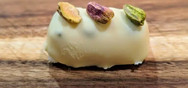 Bouchée chocolat blanc et pistache