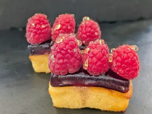 Tartelette aux framboises