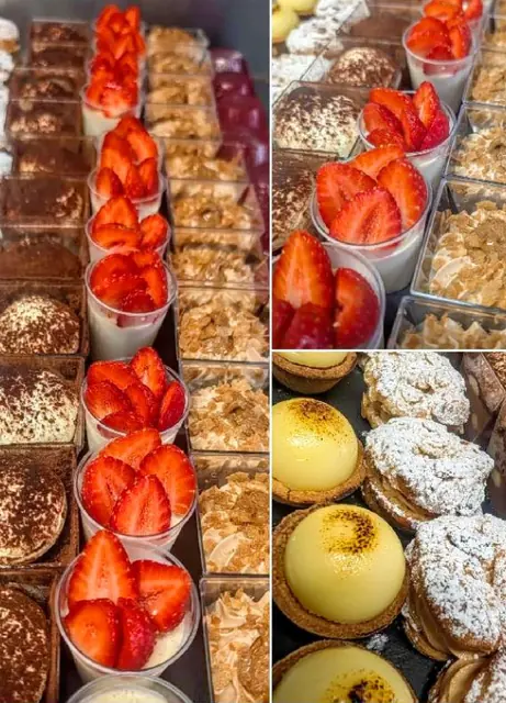 Verrines fraises et tartelettes