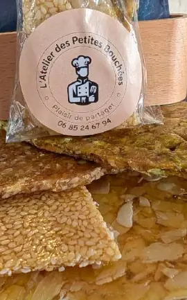 Tuiles croustillantes en sachet